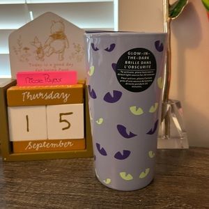 Starbucks Glow in the Dark Lavender Ceramic Mug with lid Halloween 2022
